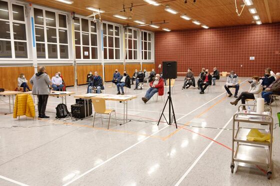 Delegiertenversammlung in der Caldener Mehrzweckhalle